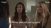 Chloe Bridges Drinking GIF by HULU