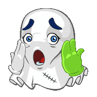 Scared Scream Sticker by Just  Dance