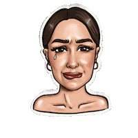 Sad Cry Sticker