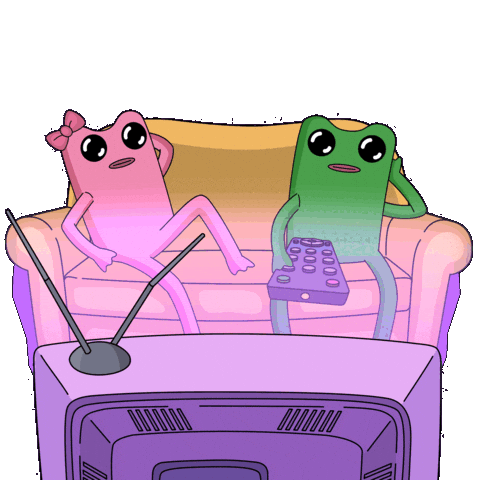 Relaxing Date Night Sticker by fwogs