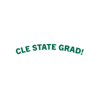 Graduation Csu Sticker by Cleveland State University