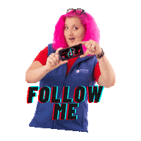 Follow Sticker by monikapolasek