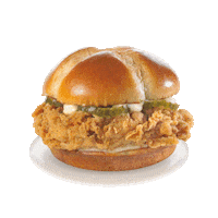 Fried Chicken Eating Sticker by Church's Chicken