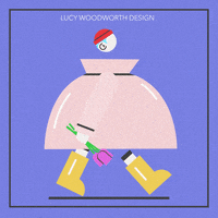 Happy Party GIF by Lucy Woodworth Design