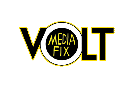 voltmediafix giphyupload logo spin media Sticker