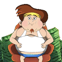 Crypto Wink Sticker by fatbot