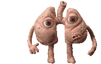 TheRealCost nope cigarette thumbs down lung Sticker
