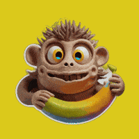 Hungry Monkey GIF