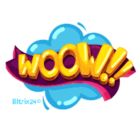 Wow Sticker by Bitrix24