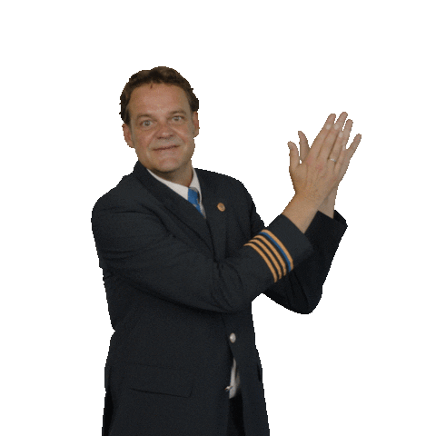 Cabin Crew Applause Sticker by KLM