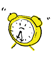 Sad Alarm Clock Sticker by megan lockhart