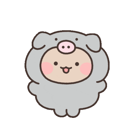junipong giphyupload pig pong 돼지 Sticker