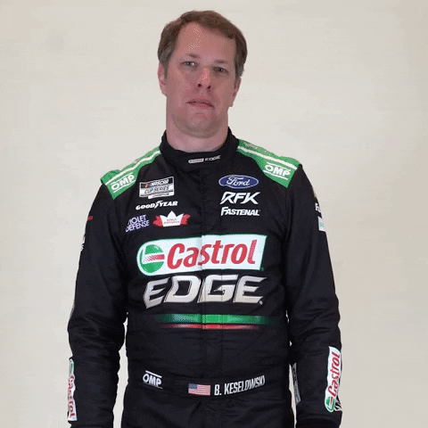 rfkracing racing nascar peace out brad keselowski GIF