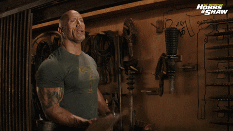 the rock GIF by Hobbs and Shaw