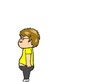 Illustration Man Sticker