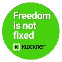 Klockner klöckner freedomisnotfixed Sticker