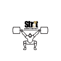 STRIIT fitness gym power build Sticker