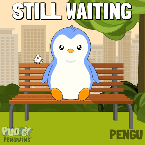 Bored Tik Tok GIF by Pudgy Penguins