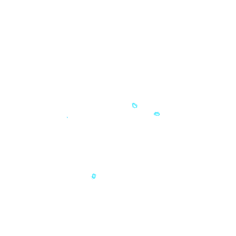 artchemics art blue color neon Sticker