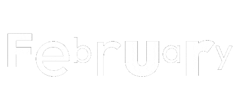 alinaremlinger giphyupload text february months Sticker