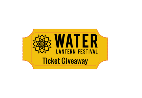 waterlanternfestival giphyupload lantern festival ticket giveaway water lantern festival Sticker