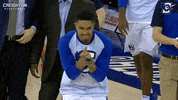 high five creighton bluejays GIF by Creighton University Athletics