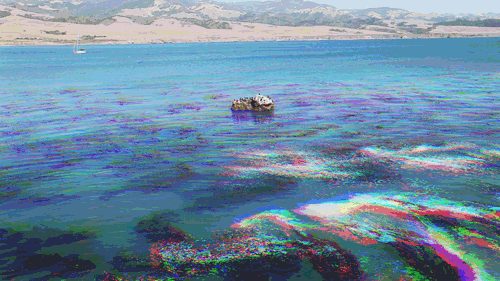 san simeon art GIF by Adam Ferriss