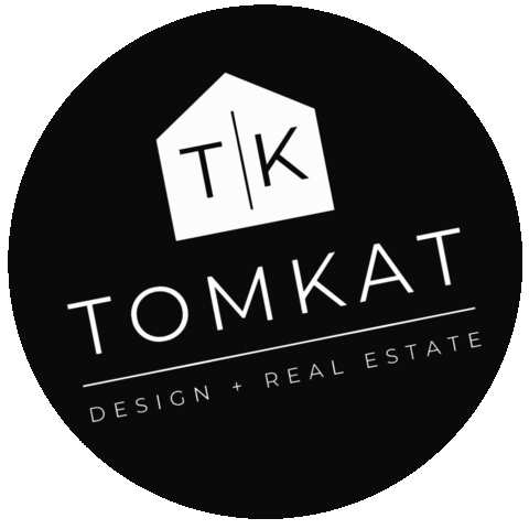 Tomkatstudio Tomkatrealestate Tomkatdesign Black White Sticker by The TomKat Studio