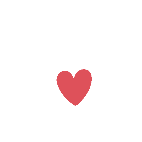 itspaussible love heart in love valentines day Sticker