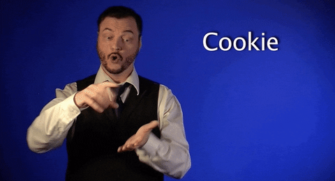 sign language cookie GIF by Sign with Robert