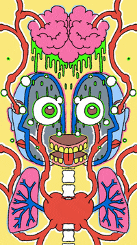 Psychedelic GIF by catswilleatyou