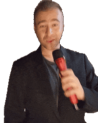 French Mic Drop Sticker by Jonathan Mariotti