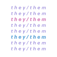 Lgbt Theythem Sticker by Trans Lifeline