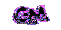Glitching Good Morning Sticker