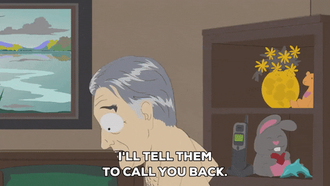 phone call gay GIF by South Park 