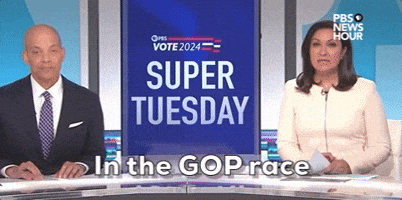 Donald trump is having a good night