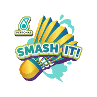 PetronasMY sports badminton petronas shuttlecock Sticker