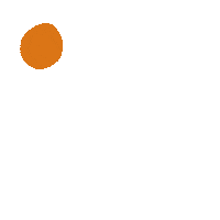 Orange Shapes Sticker