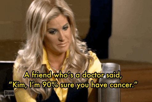 real housewives cancer GIF by Vulture.com
