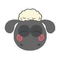 Sad Shaun The Sheep Sticker by Aardman Animations