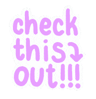 Check It Out Sticker