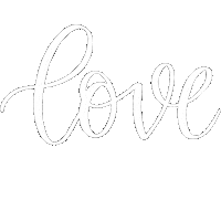Handwriting Love Sticker