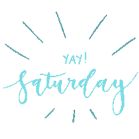 Saturday Hooray Sticker