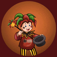 DewacasinoOfficial cartoon magic clown casino GIF