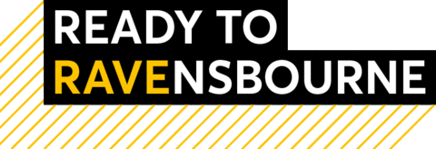 Rave Student Sticker by Ravensbourne UK