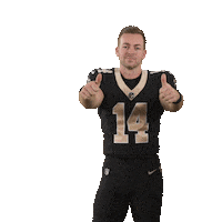 Football Smile Sticker by New Orleans Saints