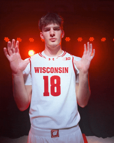 Badgers Basketball GIF by Wisconsin Badgers
