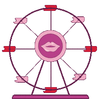 FLOWERBeauty flower drew drew barrymore ferris wheel Sticker