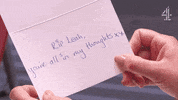 Handwriting Recognise GIF by Hollyoaks