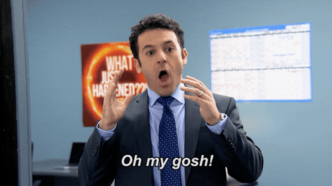 oh my god omg GIF by What Just Happened??!